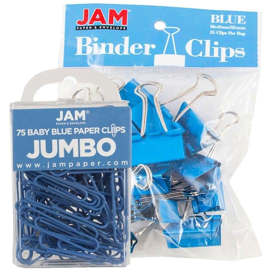 JAM Paper Office Desk Supply Clips Set